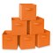 Casafield Set of 6 Collapsible Fabric Cube Storage Bins - Foldable Cloth Baskets for Shelves, Cubby Organizers & More